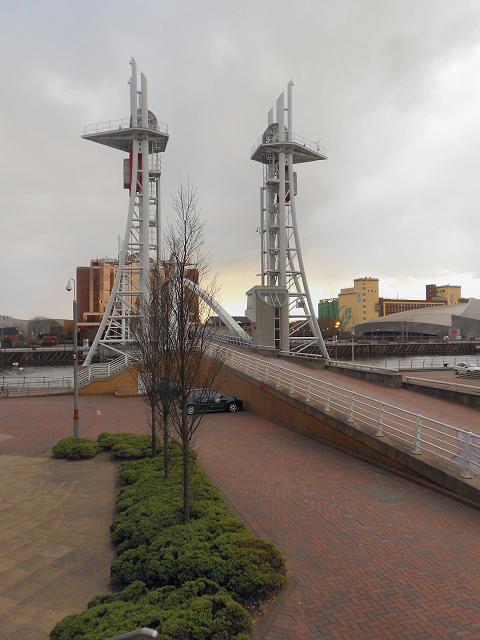 Lowry (Millennium) Bridge, Salford Quays © David Dixon Cc-by-sa/2.0 ...