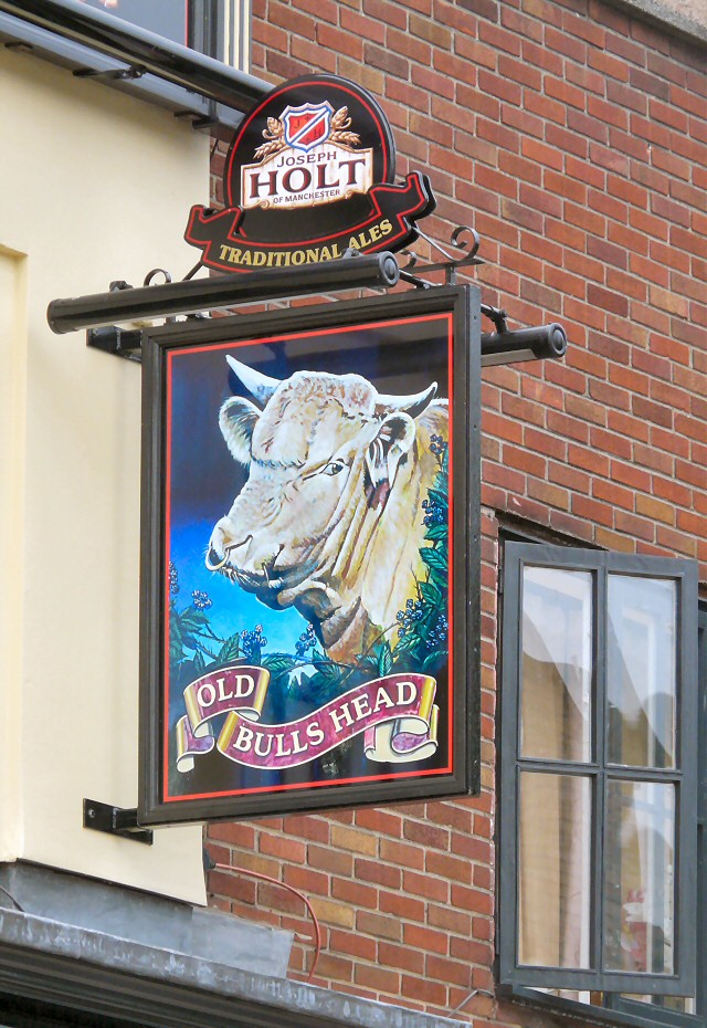 Sign Of The Old Bulls Head Gerald England Geograph Britain And Ireland