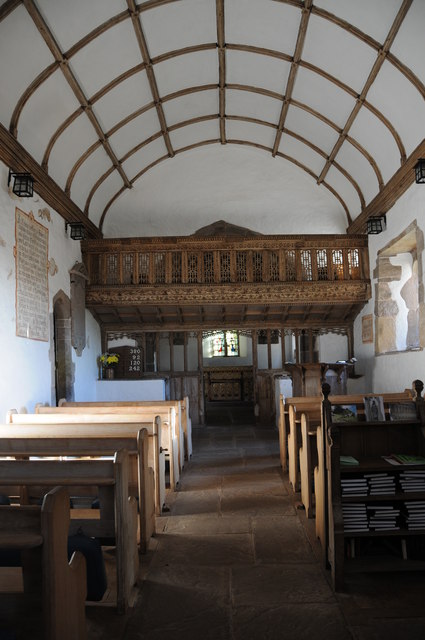 Interior Of Partrishow Church Philip Halling Cc By Sa 2 0 Geograph