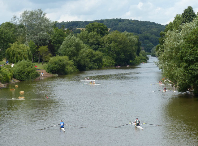 Rowers On The River Severn At Bewdley © Mat Fascione Cc By Sa 2 0