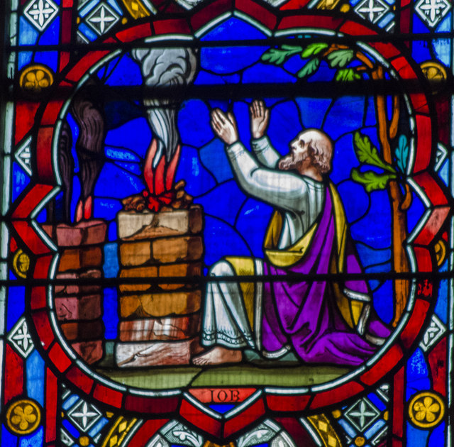 Job, Stained Glass, Lincoln Cathedral © Julian P Guffogg ccbysa/2.0