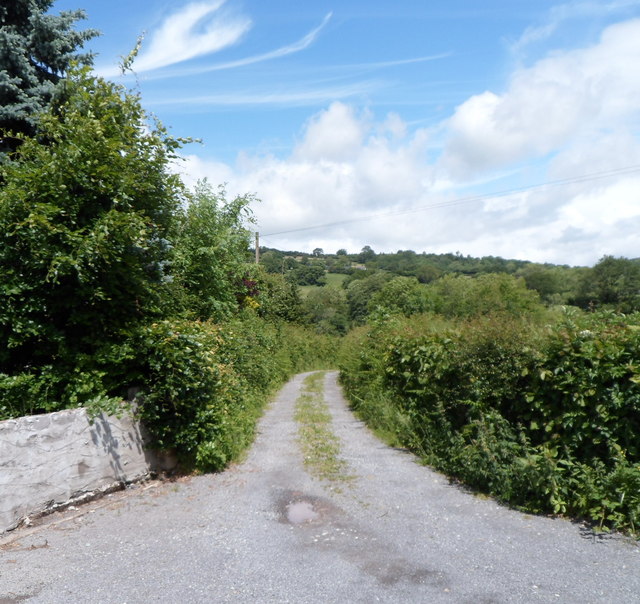 Yewtree Cottage Access Lane Llangynidr Jaggery Geograph Britain