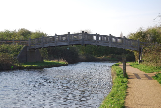 Footbridge Grand Union Canal N Chadwick Geograph Britain And Ireland