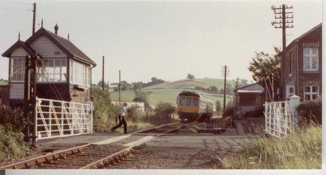 Abermule Railway Station (site), Powys,... © Nigel Thompson Cc-by-sa/2. ...