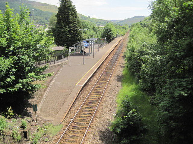 Treorchy Railway Station Rhondda Cynon Nigel Thompson Geograph