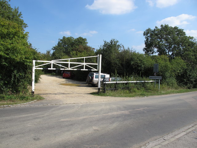 Car park by Broughton Lock \u00a9 David Hawgood cc-by-sa\/2.0 :: Geograph ...