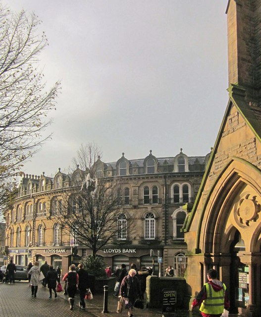 Buildings in Harrogate town centre © Derek Harper ccbysa/2.0 Geograph Britain and Ireland