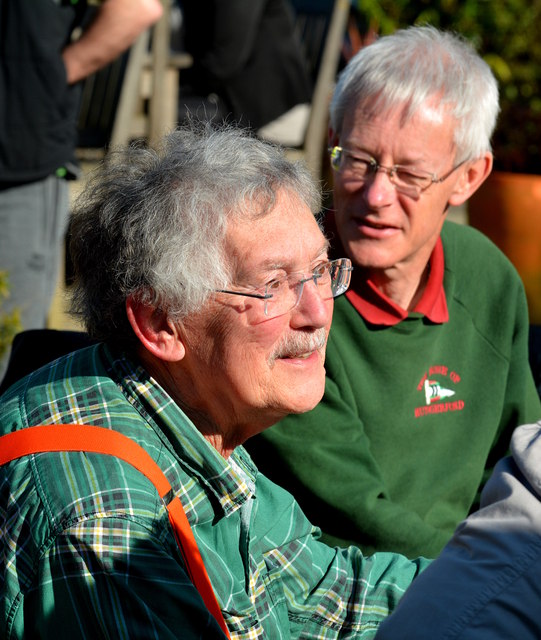 Robin Stott and Graham Horn at the Geograph 10th birthday meet, The Rowbarge, Woolhampton - 4375369_0ffb081c