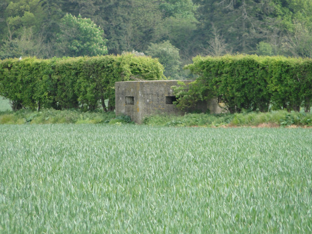 Hexagonal WW2 Pillbox Concealed In A Adrian S Pye Geograph