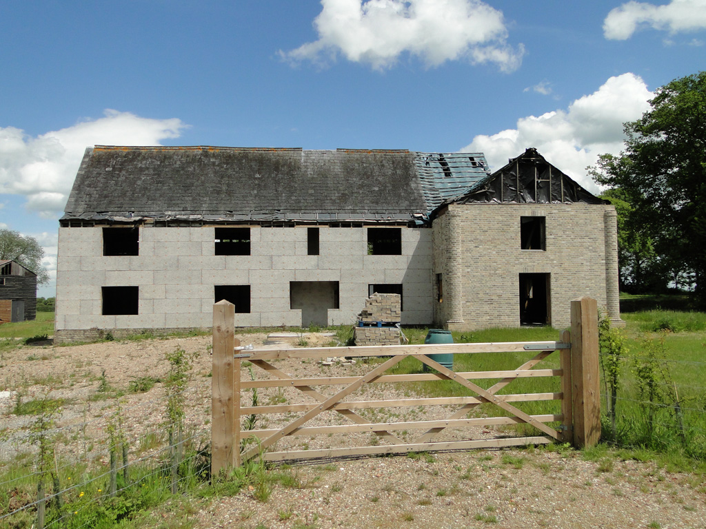 Half Finished House Awaiting Planning Adrian S Pye Cc By Sa 2 0