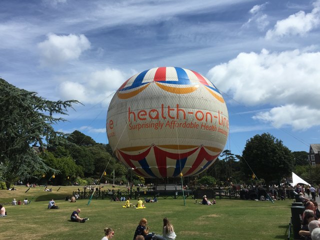 Bournemouth: Tethered Balloon In Lower... © Jonathan Hutchins Cc-by-sa ...