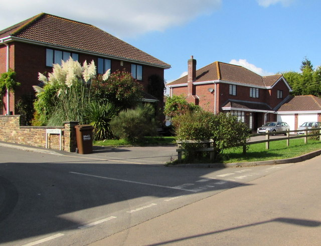 Station Road Houses Yeoford Jaggery Geograph Britain And Ireland