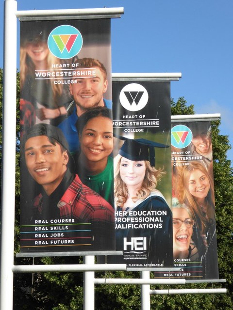 College advertising banners