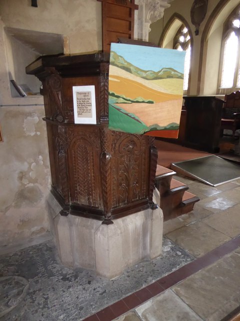 All Saints Steeple Langford Pulpit Basher Eyre Cc By Sa