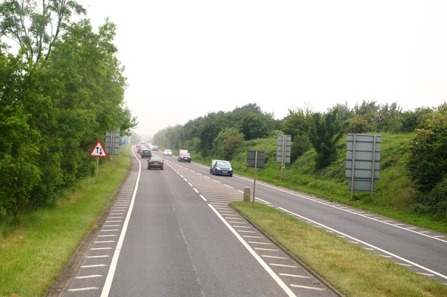 end-of-dual-carriageway-a17-n-chadwick-cc-by-sa-2-0-geograph