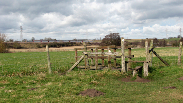 Footbridge On Permissive Path Evelyn Simak Geograph Britain And