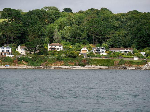 St Mawes Houses On Castle Drive David Dixon Geograph Britain And