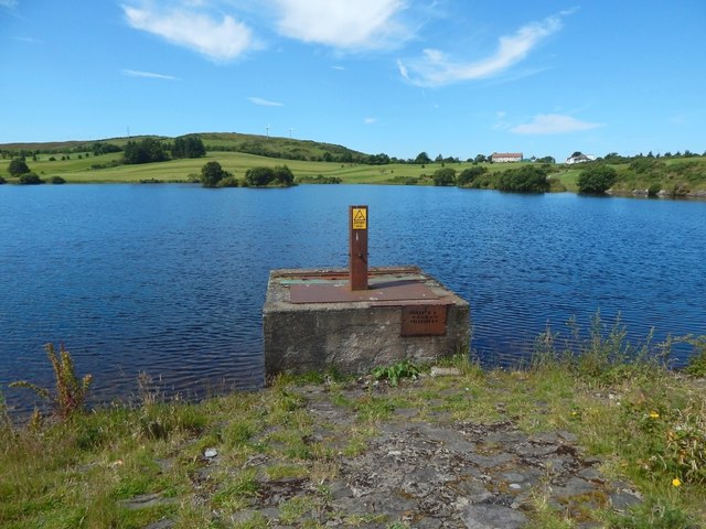 Whinhill Reservoir Sluice Lairich Rig Geograph Britain And Ireland