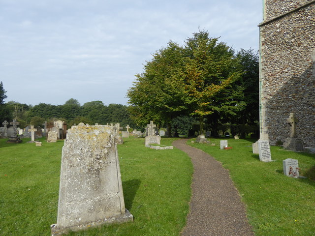 St Mary The Virgin Churchyard Great Marathon Geograph Britain