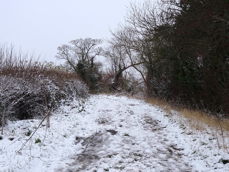 Snowy Lane Ian Calderwood Cc By Sa 2 0 Geograph Britain And Ireland