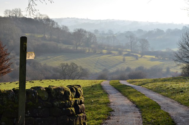 The Limestone Way Footpath Near Andrew Tryon Geograph Britain