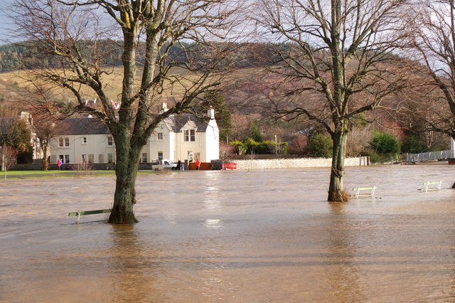 Flood At Tweed Green Peebles Jim Barton Cc By Sa 2 0 Geograph