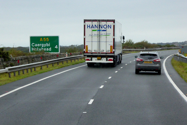 North Wales Expressway Miles To David Dixon Cc By Sa