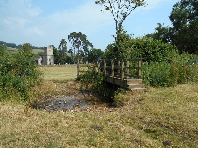 Footbridge And Ford At Corry Brook Anthony Vosper Cc By Sa