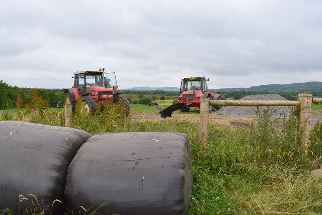 Silage Bales Mullanatoomog Kenneth Allen Geograph Ireland