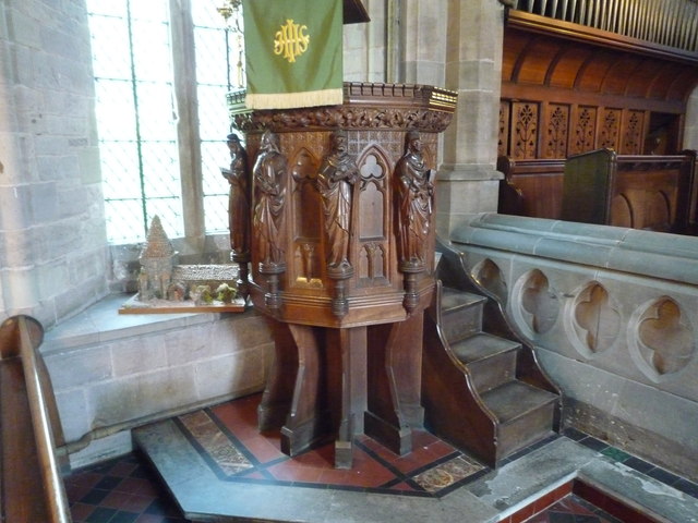 All Saints Church Pulpit Monkland Fabian Musto Cc By Sa