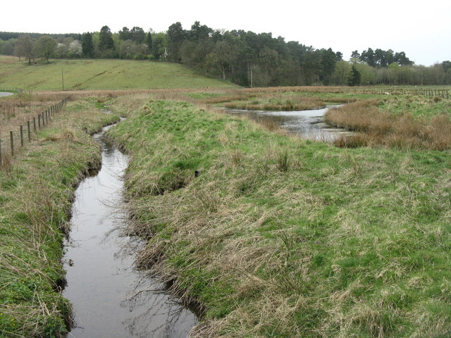 Back Burn Near Dolphinton M J Richardson Geograph Britain And Ireland