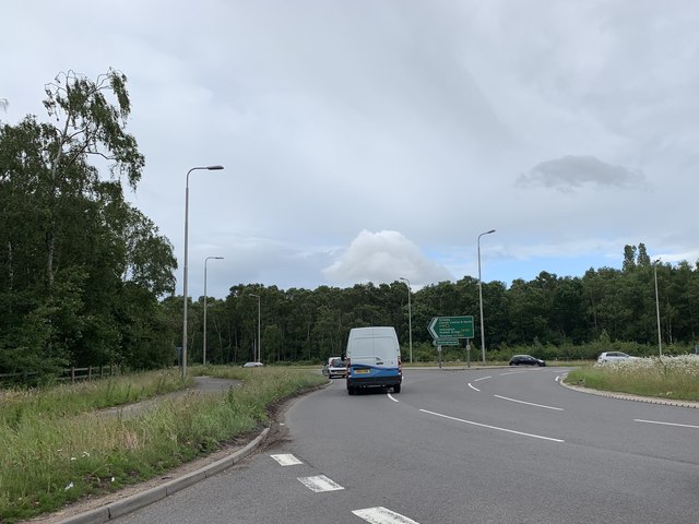 Junction Of The B1190 And The A46 Andrew Abbott Geograph Britain