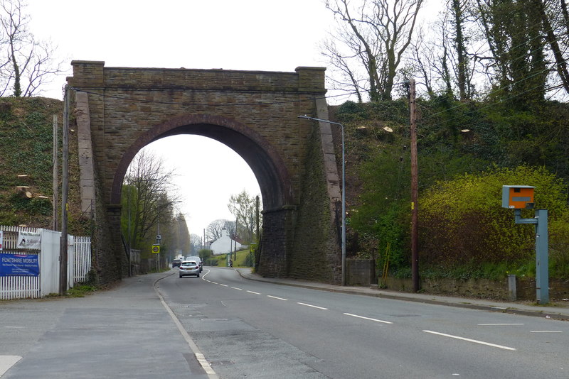 Disused Railway Bridge Across The A Mat Fascione Geograph