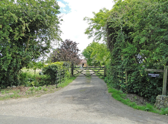 Gated Entrance To Trinity Quay Farm Adrian S Pye Cc By Sa