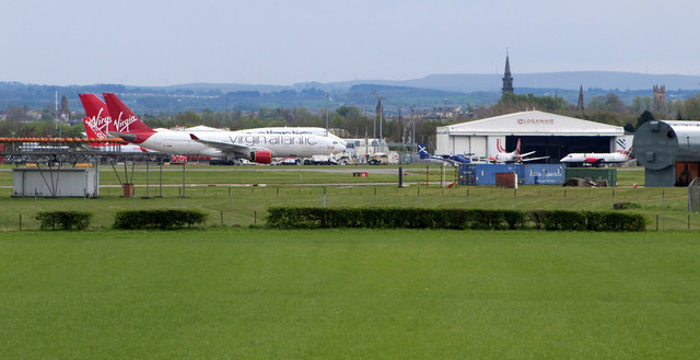 Laid Up Aircraft At Glasgow Airport Thomas Nugent Cc By Sa 2 0