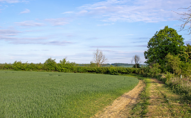 Footpath On Field Margin Near Old Roger Jones Geograph Britain