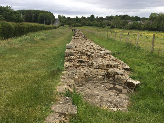 Hadrians Wall Anthony Foster Geograph Britain And Ireland