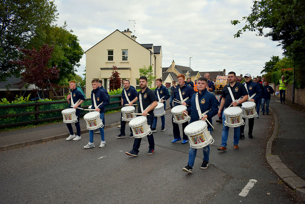 Pre 12th July Band Parade At Crevenagh Kenneth Allen Cc By Sa 2 0