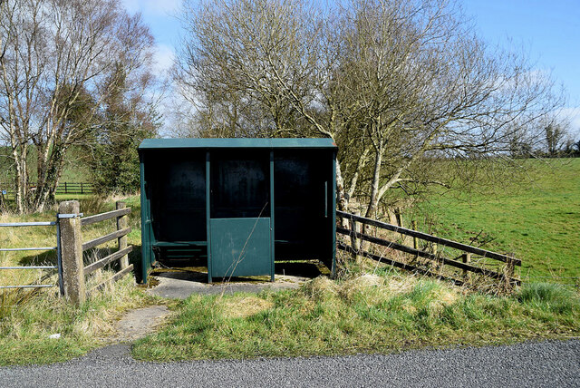 Bus Shelter Glasmullagh Kenneth Allen Cc By Sa Geograph Ireland