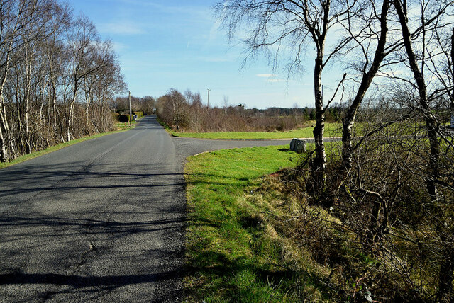 Loughmacrory Road Oxtown Kenneth Allen Geograph Britain And Ireland