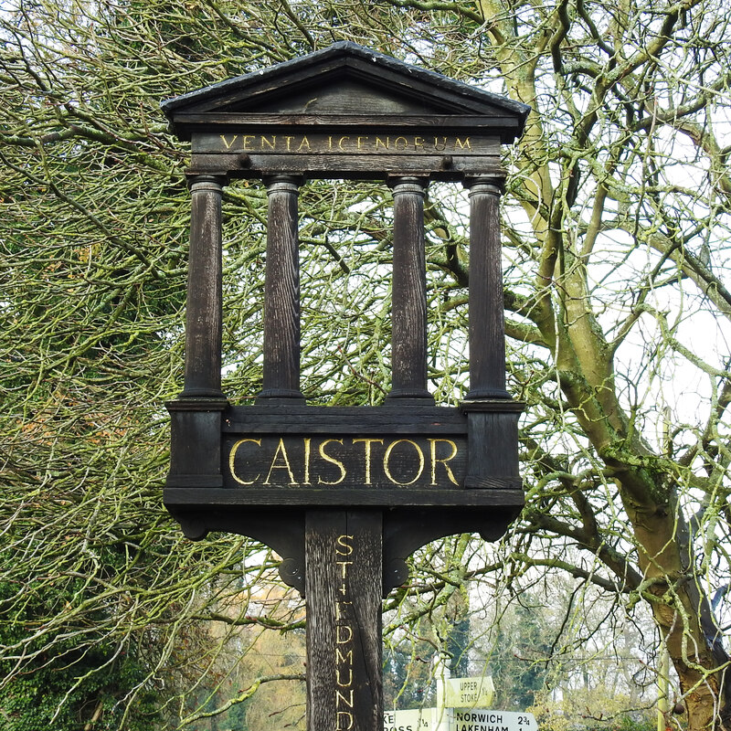 Caistor St Edmund Village Sign Adrian S Pye Cc By Sa 2 0 Geograph