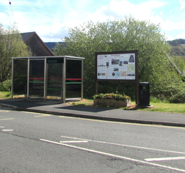 TrawsCymru Bus Shelter Penrhos Powys Jaggery Geograph Britain