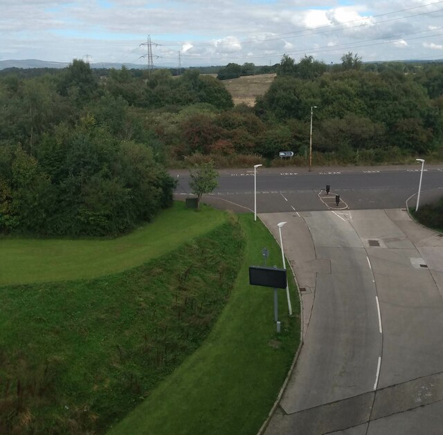 Access Road To Multi Storey Car Park Jim Smillie Cc By Sa 2 0