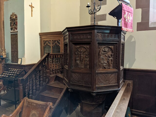 St Mary The Virgin Church Pulpit Fabian Musto Cc By Sa