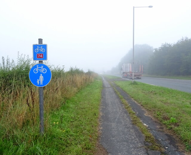 National Cycle Route Jthomas Geograph Britain And Ireland