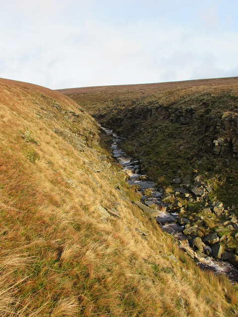 Lad Gill Cuts Down Through Stonesdale Matthew Hatton Geograph