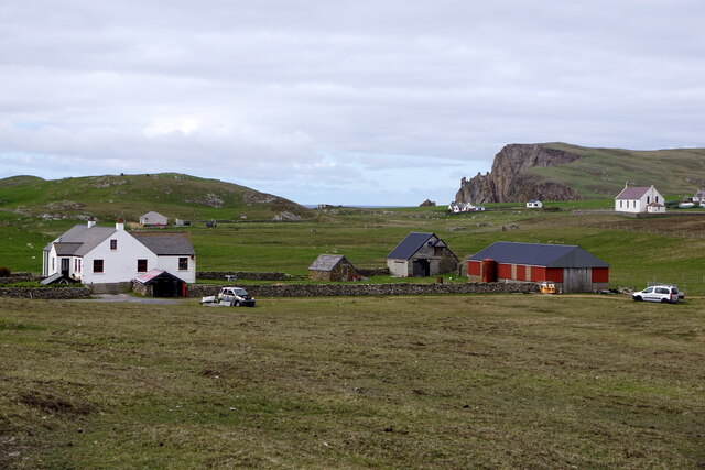 Houses At Brecks Fair Isle Mike Pennington Geograph Britain And