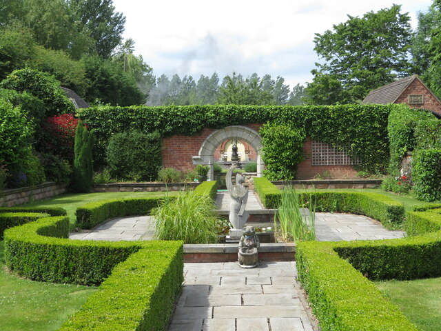 Walled Garden At The Statfold Barn Gareth James Cc By Sa