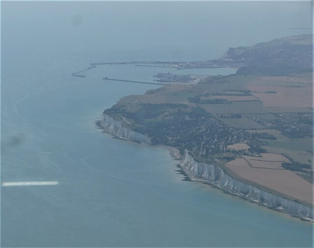 St Margaret S At Cliffe Aerial Simon Tomson Geograph