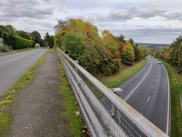 Heightington Road Crossing The A456 Mat Fascione Geograph